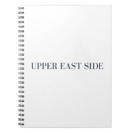 Upper East Side Spiral Notebook Journal Anteckningsbok