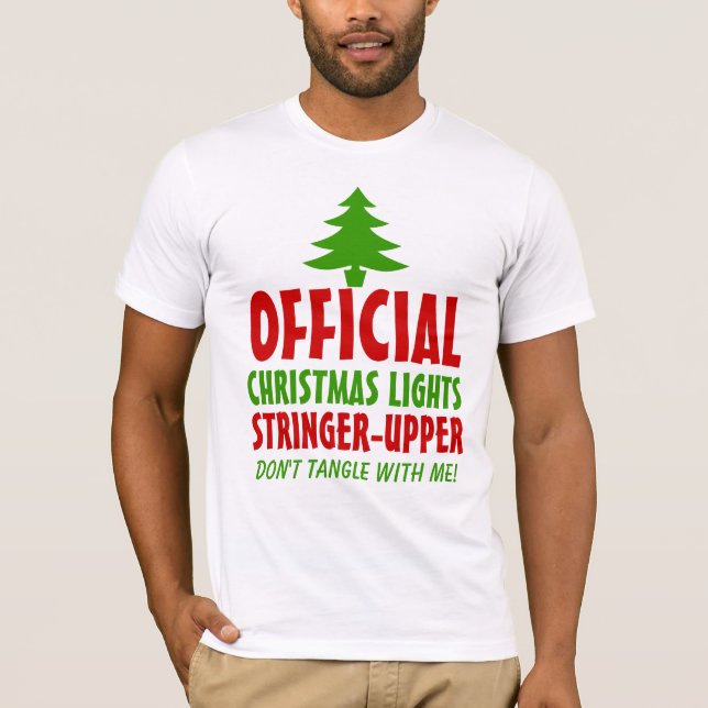Upper för julljusfrilansreporter t-shirt (Framsida)