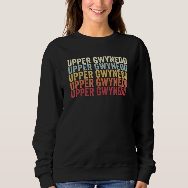 Upper Gwynedd Pennsylvania Upper Gwynedd PA Retro  T Shirt (Framsida)
