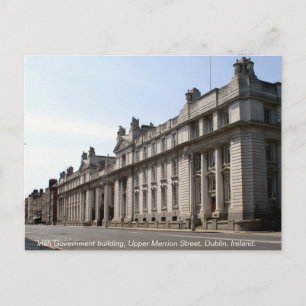 Upper Merrion Street, Dublin Ireland Vykort