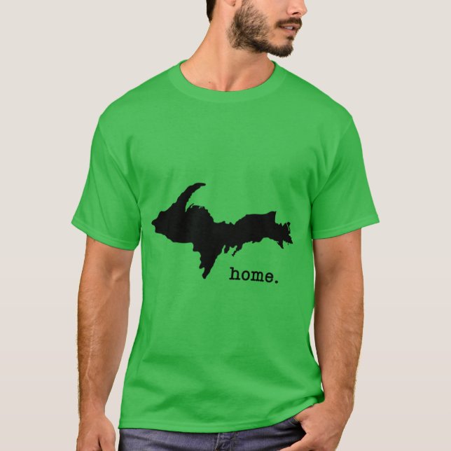 Upper Michigan Home Oversized T Shirt (Framsida)