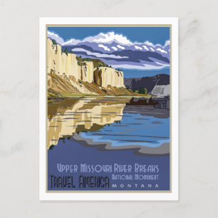 Upper Missouri River Breaks, nationalmonument Vykort