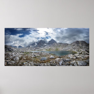 Upper Nydiver Sjö under Mt Ritter - Sierra Poster