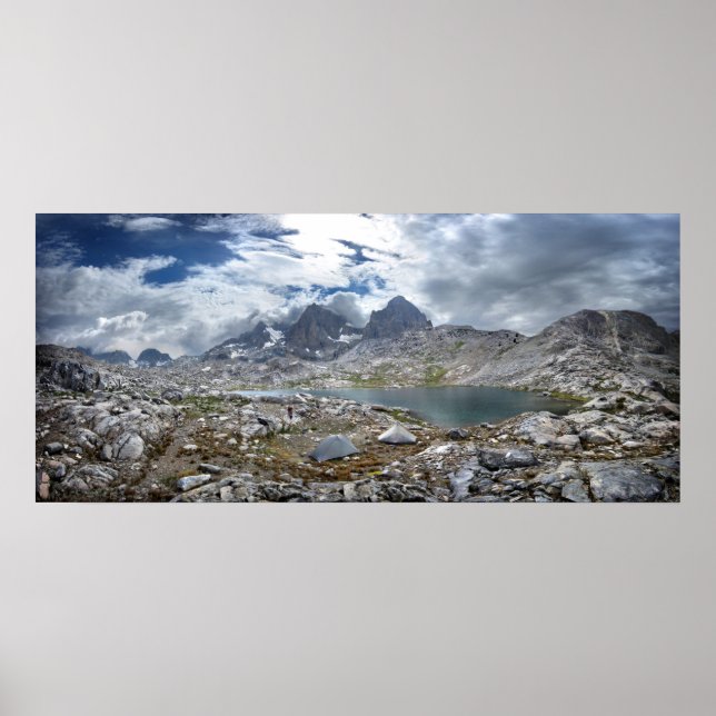 Upper Nydiver Sjö under Mt Ritter - Sierra Poster (Framsidan)