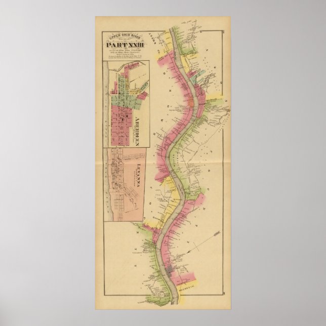 Upper Ohio River och Valley 2 Poster (Framsidan)