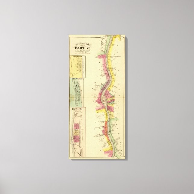 Upper Ohio River och Valley 3 Canvastryck (Framsida)