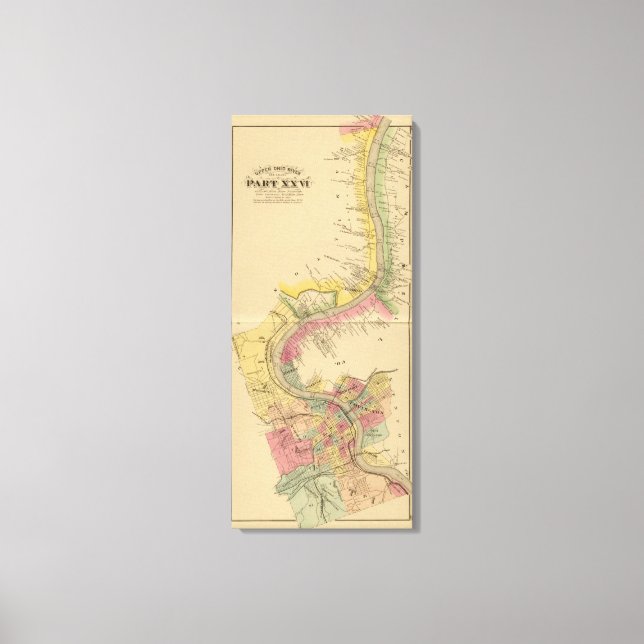 Upper Ohio River och Valley 9 Canvastryck (Framsida)