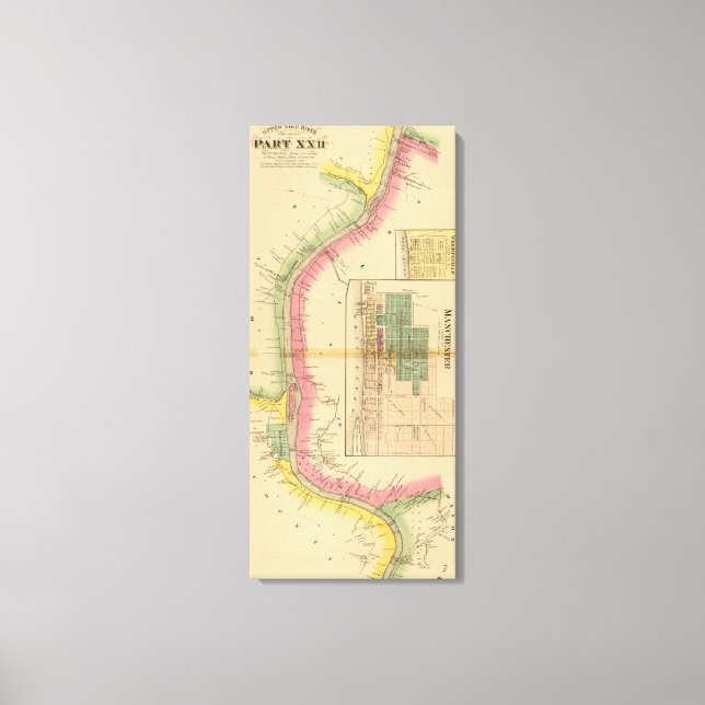 Upper Ohio River och Valley 9 Canvastryck (Framsida)