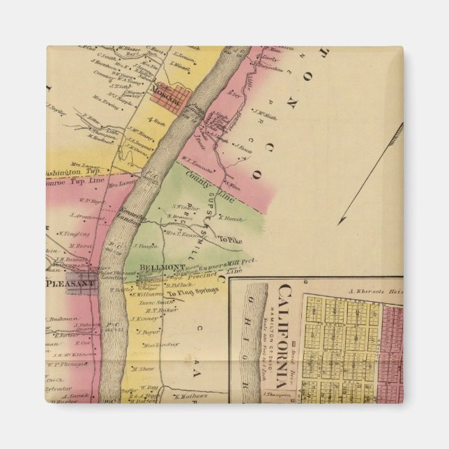 Upper Ohio River och Valley Magnet (Framsidan)