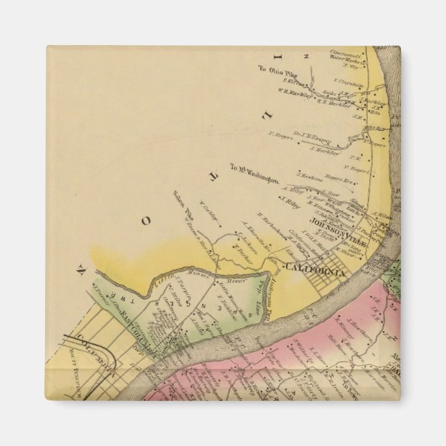 Upper Ohio River och Valley Magnet (Framsidan)