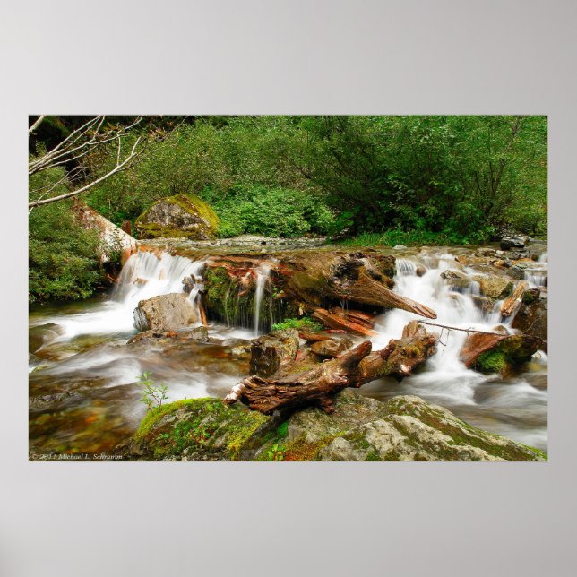 Upper Perry Bäck Falls Poster (Framsidan)