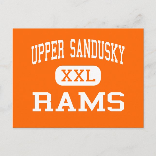 Upper Sandusky - Rams - Senior - Upper Sandusky Vykort (Framsida)