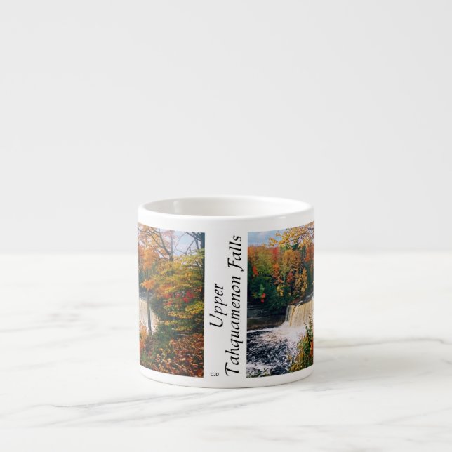 Upper Tahquamenon Falls fall espresso mugg Espressomugg (Framsidan)