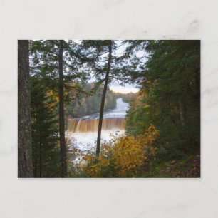 Upper Tahquamenon Falls, hösten, Michigan Vykort