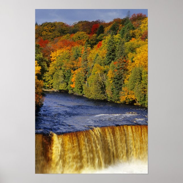 Upper Tahquamenon Falls in UP Michigan in Poster (Framsidan)