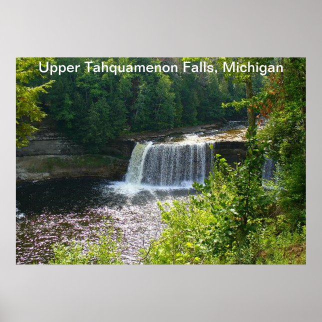 Upper Tahquamenon Falls, Michigan Poster (Framsidan)