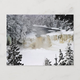 Upper Tahquamenon Falls-postkardcopy Vykort