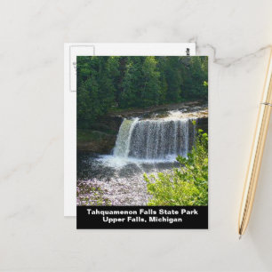 Upper Tahquamenon Falls State Park, MI Lodrät Vykort