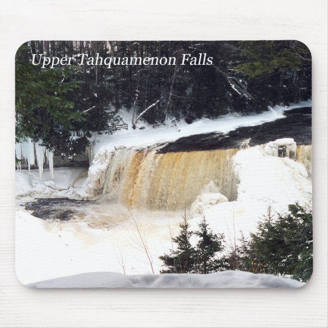 Upper Tahquamenon Falls vintermunstycke Musmatta (Framsidan)