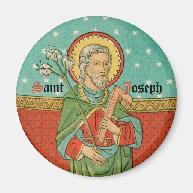 Upper Torso of St. Joseph (Detail; VVP 09) Magnet (Framsidan)