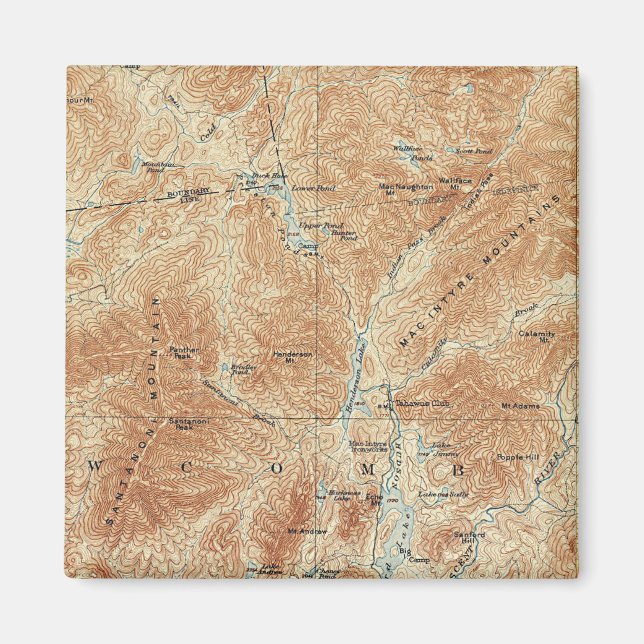 Upper Works, Tahawus Area, Adirondack High Peaks Magnet (Framsidan)