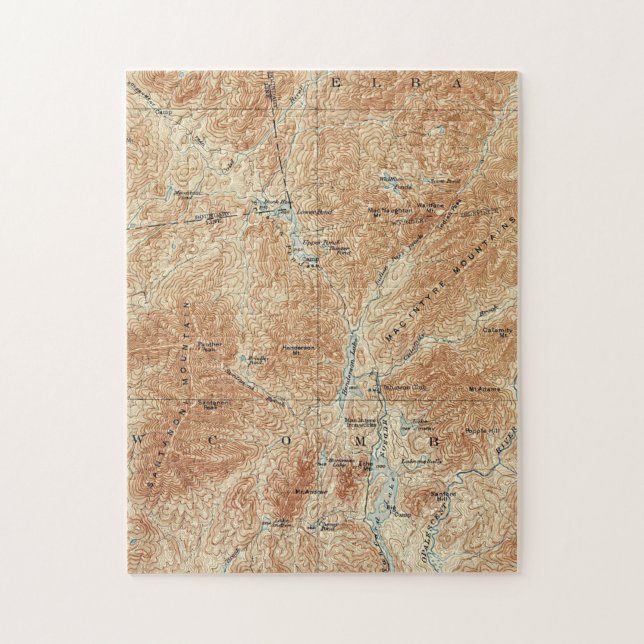 Upper Works, Tahawus Area, Adirondack High Peaks Pussel (Vertikal)