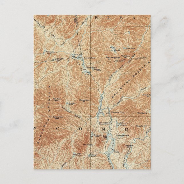 Upper Works, Tahawus Area, Adirondack High Peaks Vykort (Framsida)