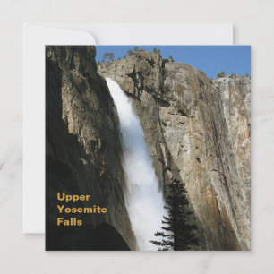 Upper Yosemite Falls i Kalifornien Inbjudningar