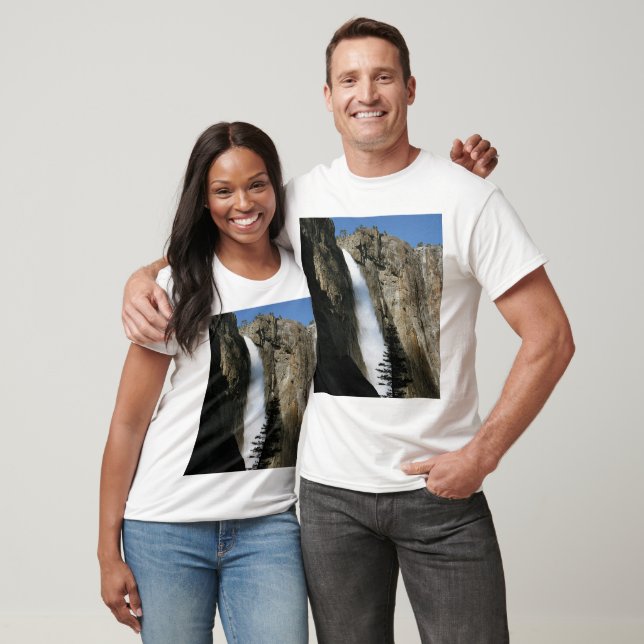 Upper Yosemite Falls i Kalifornien Unisex T Shirt (Unisex)