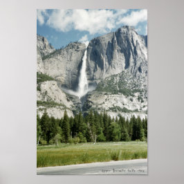 Upper Yosemite Falls Inspired 1952 Poster