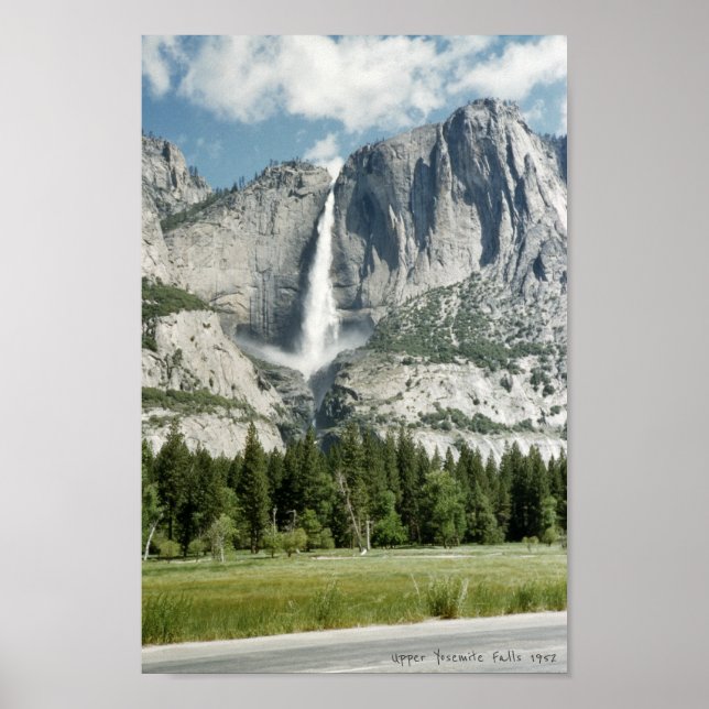 Upper Yosemite Falls Inspired 1952 Poster (Framsidan)