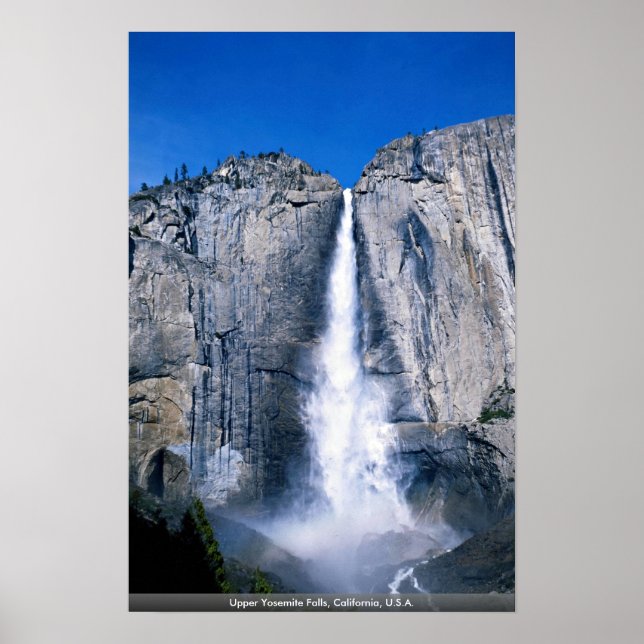 Upper Yosemite Falls, Kalifornien, USA Poster (Framsidan)