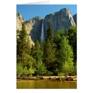 Upper Yosemite Falls, Merced River, Yosemite Hälsningskort