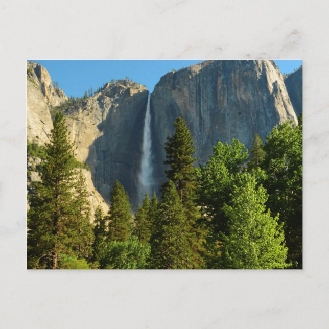 Upper Yosemite Falls, Merced River, Yosemite Vykort (Framsida)