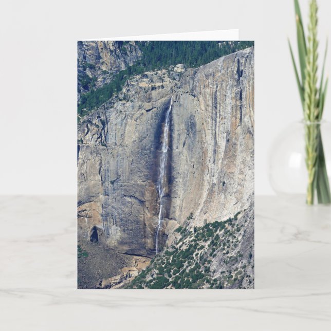 Upper Yosemite Falls, Yosemite National Park, CA Kort (Framsida)