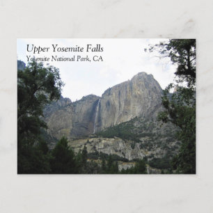Upper Yosemite Falls, Yosemite National Park, CA P Vykort