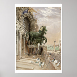 Upperen portionr av facaden av Sts Mark kyrka, Poster
