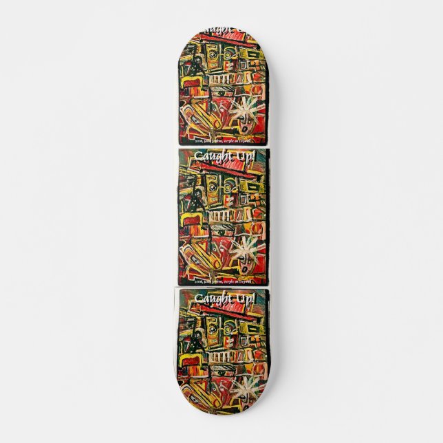Uppfångad Skateboard Bräda 21,5 Cm (Framsida)