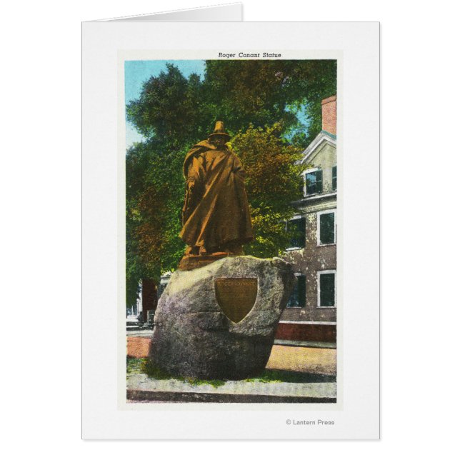 Uppfattat Conant Statue Hälsningskort (Framsidan)