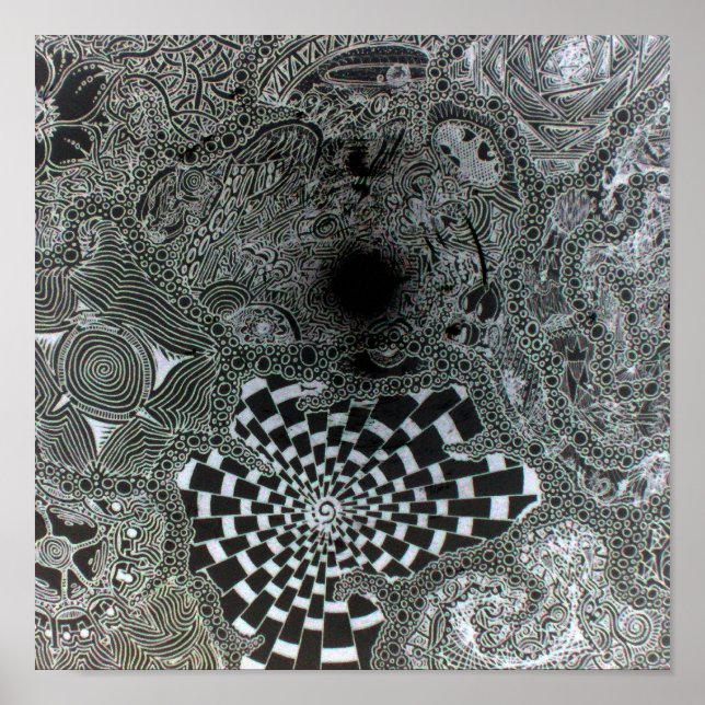 Uppfattning av Svarta Hål Poster (Framsidan)