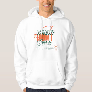 uppfinna, imitera inte hoodie