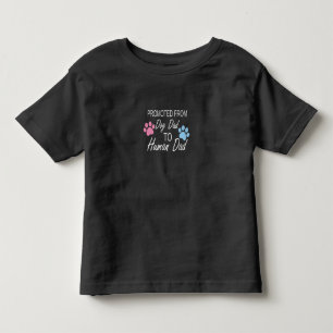 Uppflyttad från hundpappa till människopappa, bebi t shirt