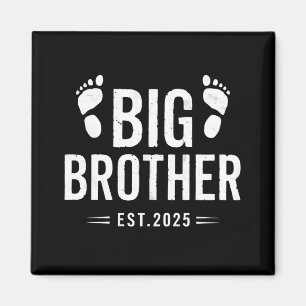 Uppflyttad till Big Brother Est. 2025 Baby-meddela Magnet