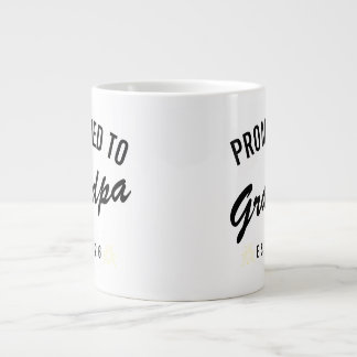 Uppflyttad till Farfar Est. 2026 Jumbo Mugg