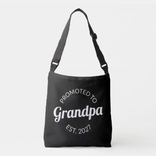 Uppflyttad till farfar Est 2027 Nya pappa jag Axelväska