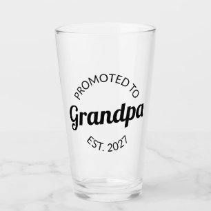 Uppflyttad till farfar Est 2027 Nya pappa jag Glaskopp