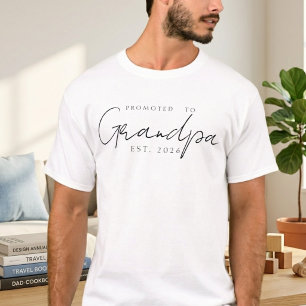 Uppflyttad till farfar klassisk etableringsår skri t shirt