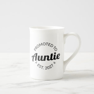 Uppflyttad till Faster Est 2027 Ny Faster Benporslin Mugg