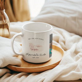Uppflyttad till Faster | Personlig Foto Kaffemugg