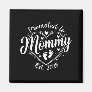 Uppflyttad till mamma est 2026 blivande mamma baby magnet